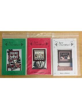 Vintage Sew Cherished Lot of 3 Quilt Patterns From the 90's